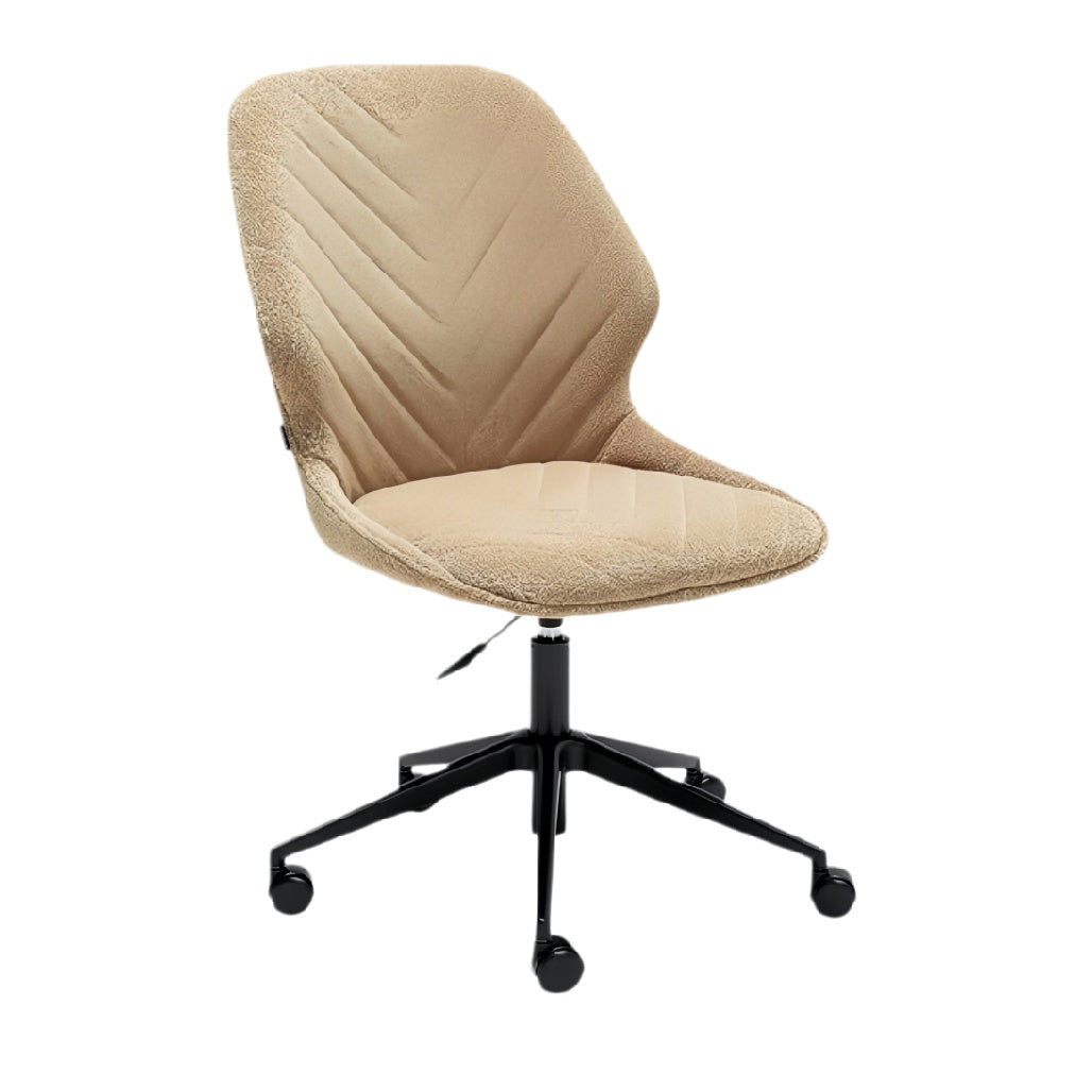 Ergonomische bureaustoel met gestreepte bekleding en verstelbare hoogte**